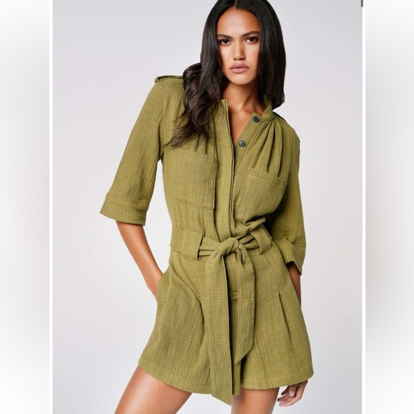 NWT $600 SMYTHE Cotton Utility Romper. - Picture 2 of 9